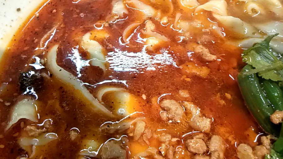 刀削麺のスープ
