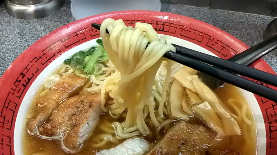 排骨（パーコ）拉麺の麺