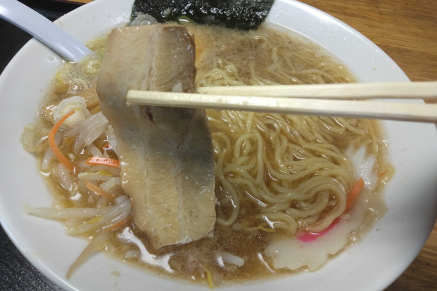 たれ蔵ラーメンのチャーシュー