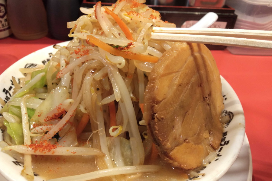 豚骨野郎ラーメンの野菜