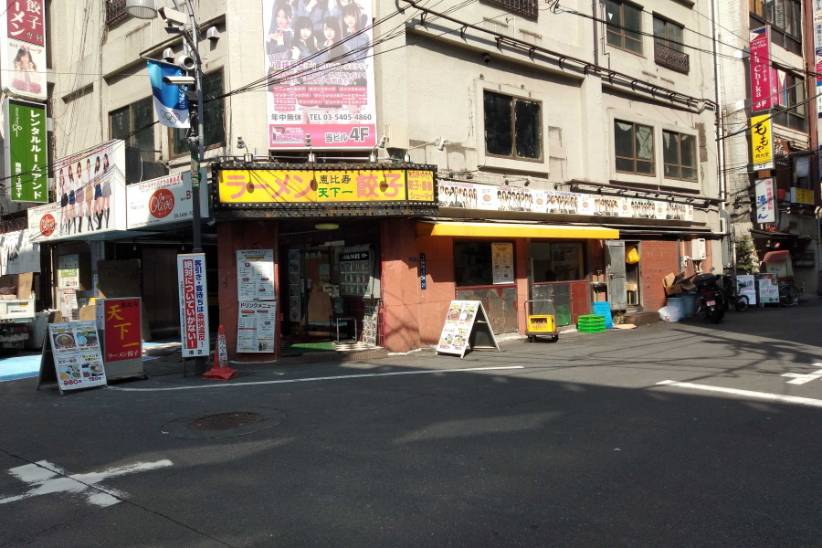 天下一新橋店の外観