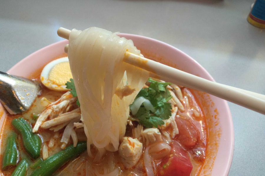 トムヤムヌードルの麺