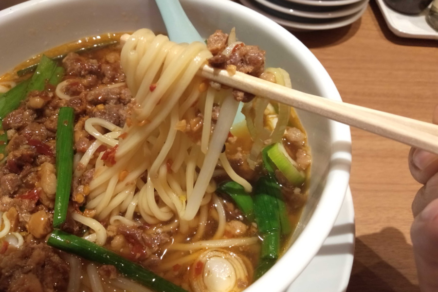 名古屋名物・元祖・台湾ラーメンの麺