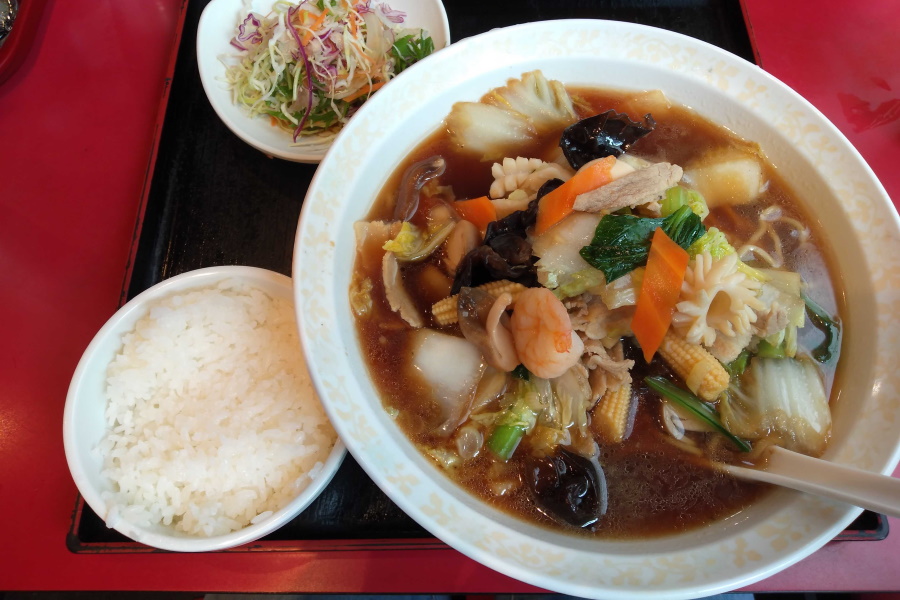 海鮮五目ラーメン（ランチセット）