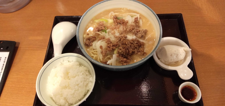 濃厚な味噌ラーメン