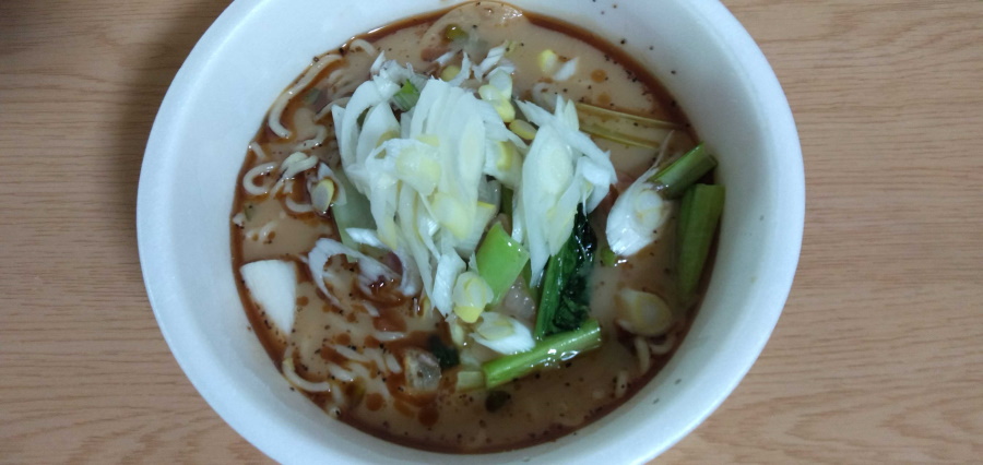 桂花ラーメンが完成