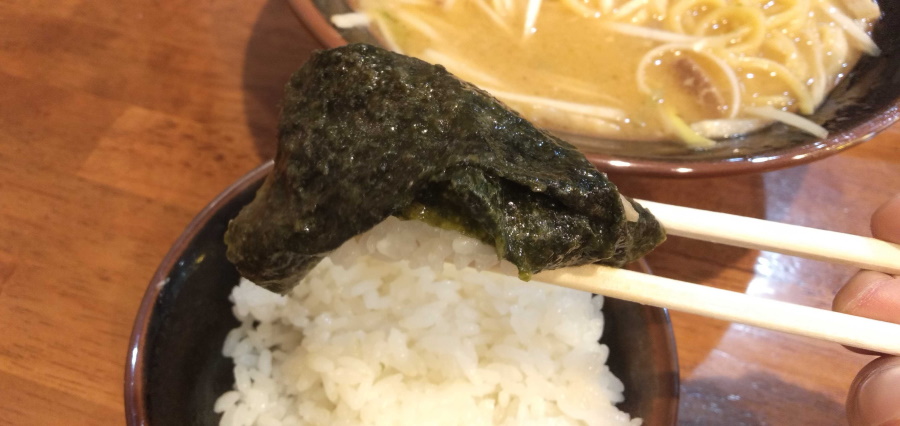 板のりとご飯