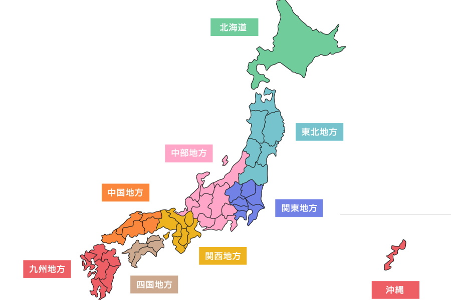 日本地図