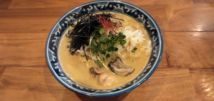 牡蠣ラーメン