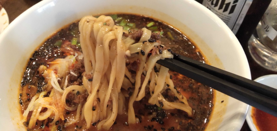 ちぢれ平麺