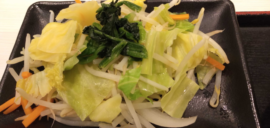 野菜が別皿