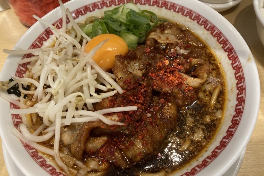 卵黄だけをラーメン