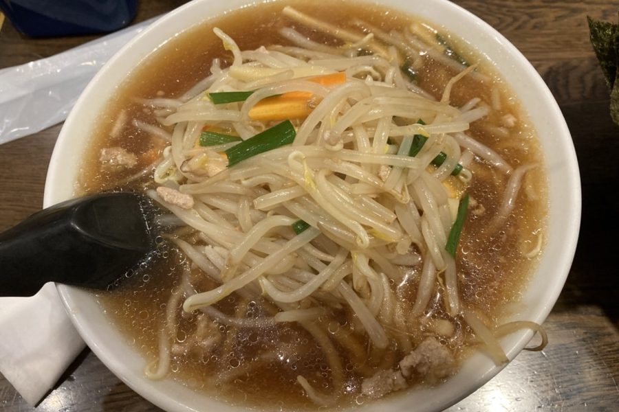 もやしひき肉あんかけ麺